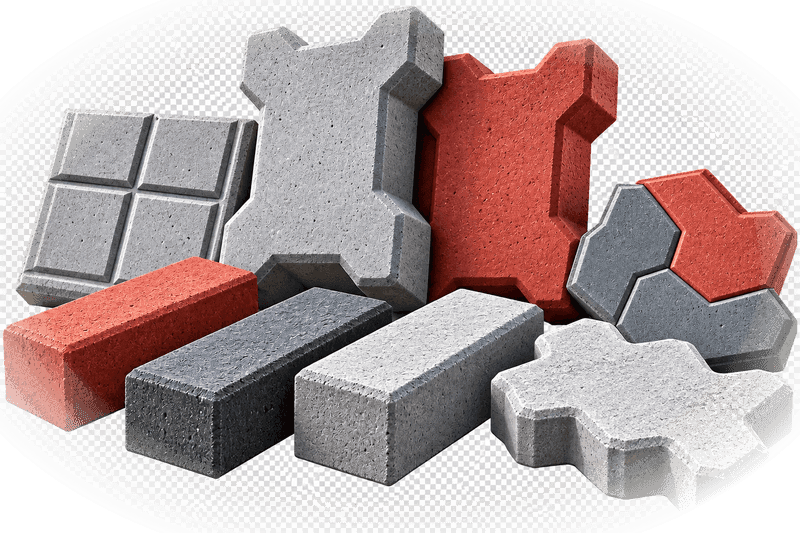 Range of Selva Traders paver blocks, bricks and parking tiles
